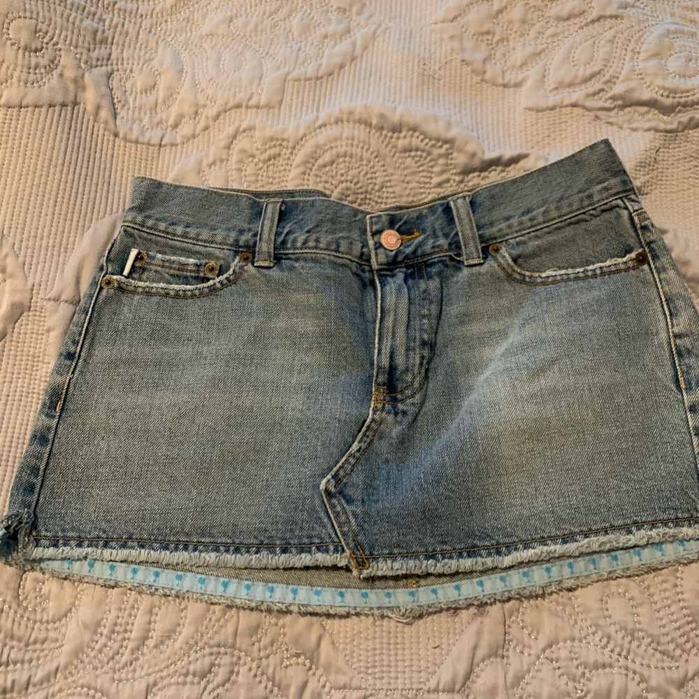 Hollister denim skirt